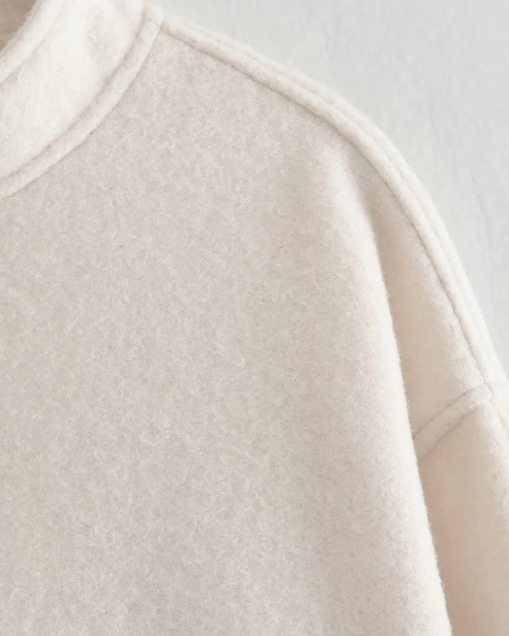 Effen Streetstyle Winterjas met Zakken en Knopen voor Dames