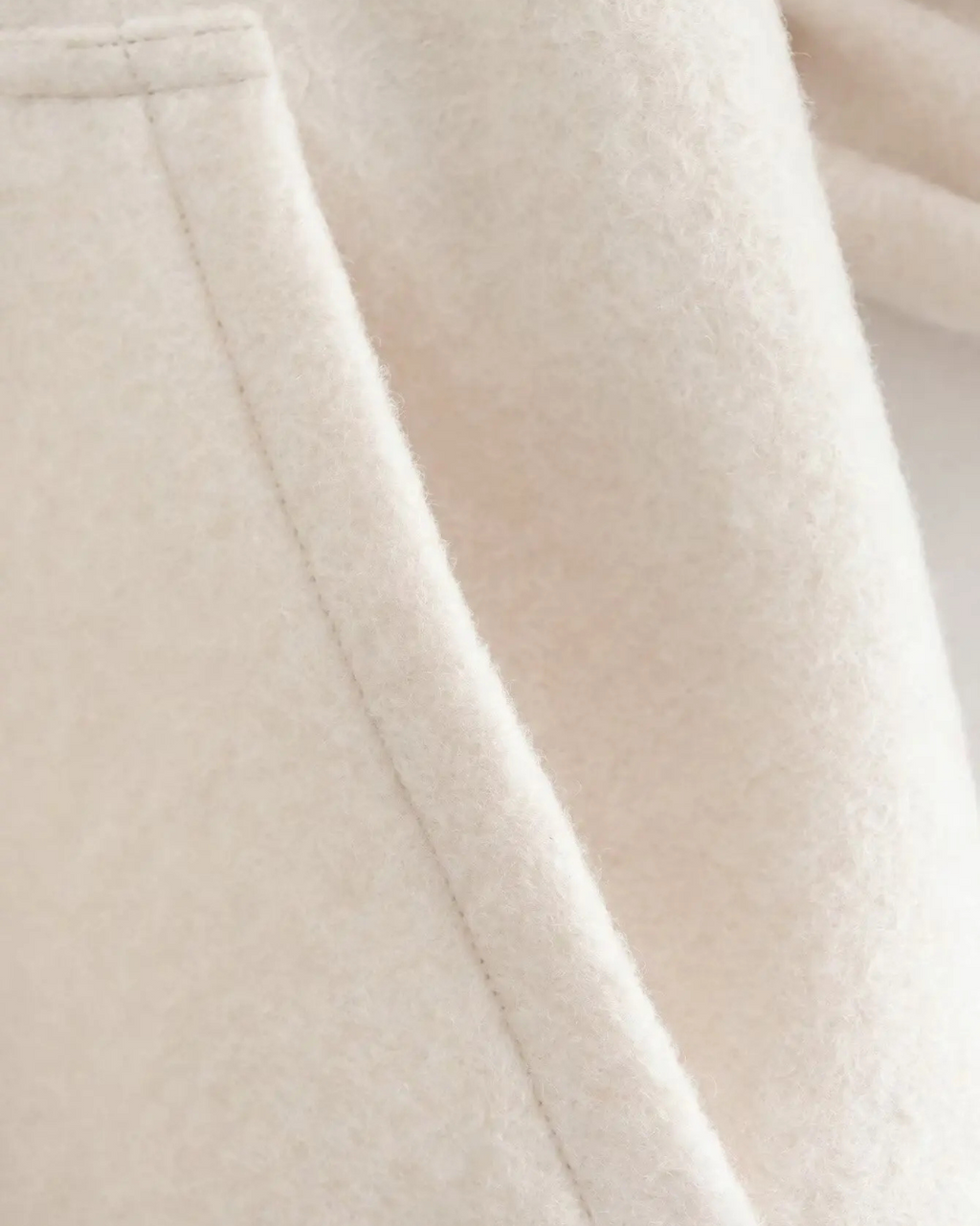 Effen Streetstyle Winterjas met Zakken en Knopen voor Dames